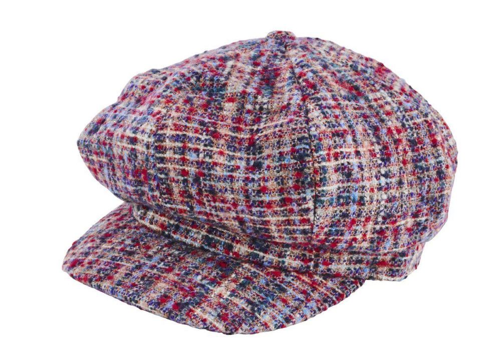 San Diego Hat Company: Women's tweed baker boy cap
