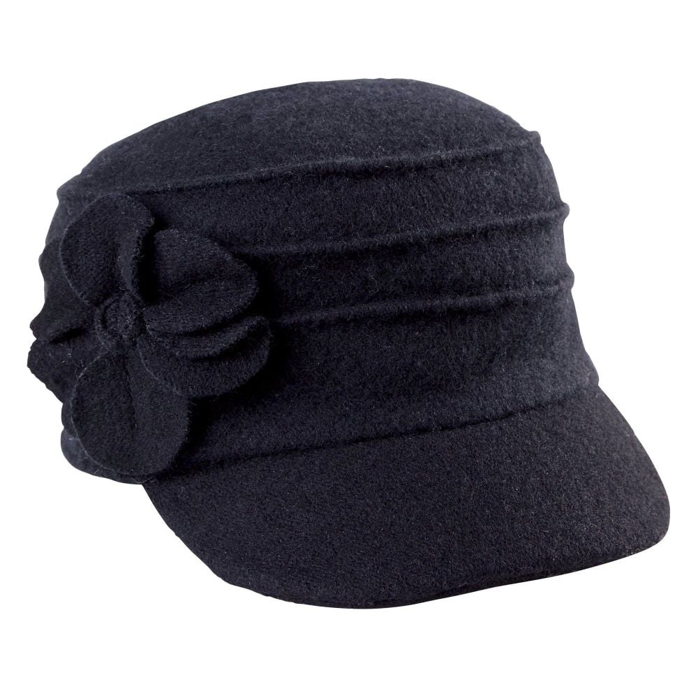 San Diego Hat Company: Women's Wool Cadet With Flower