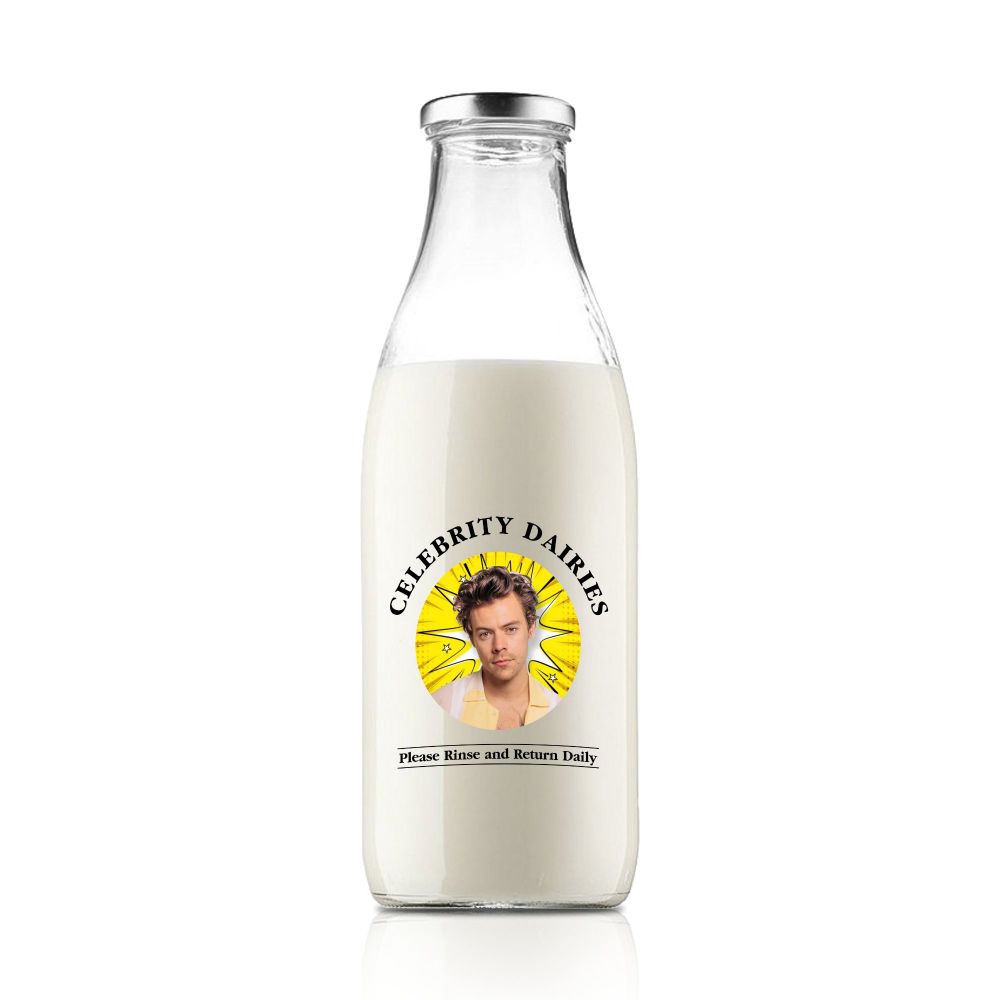 Harry Styles Celebrity Milk Bottle
