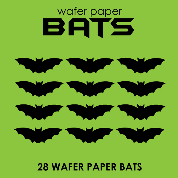 Crystal Candy Wafer Paper Bats