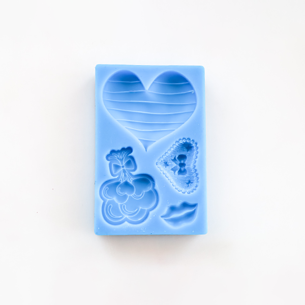 Crystal Candy Valentines Silicon Mould: Love Set 3