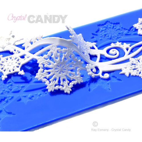 Crystal Candy Snowflake Swirls