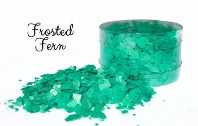 Crystal Candy Edible Cake Flakes -  Frosted Fern