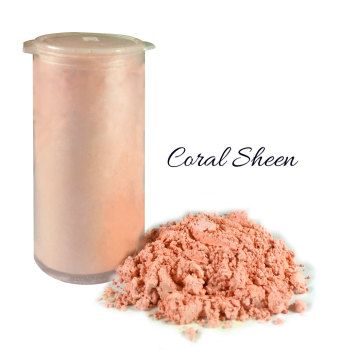 Crystal Candy Pearlescent Lustre Dust -  Coral Sheen
