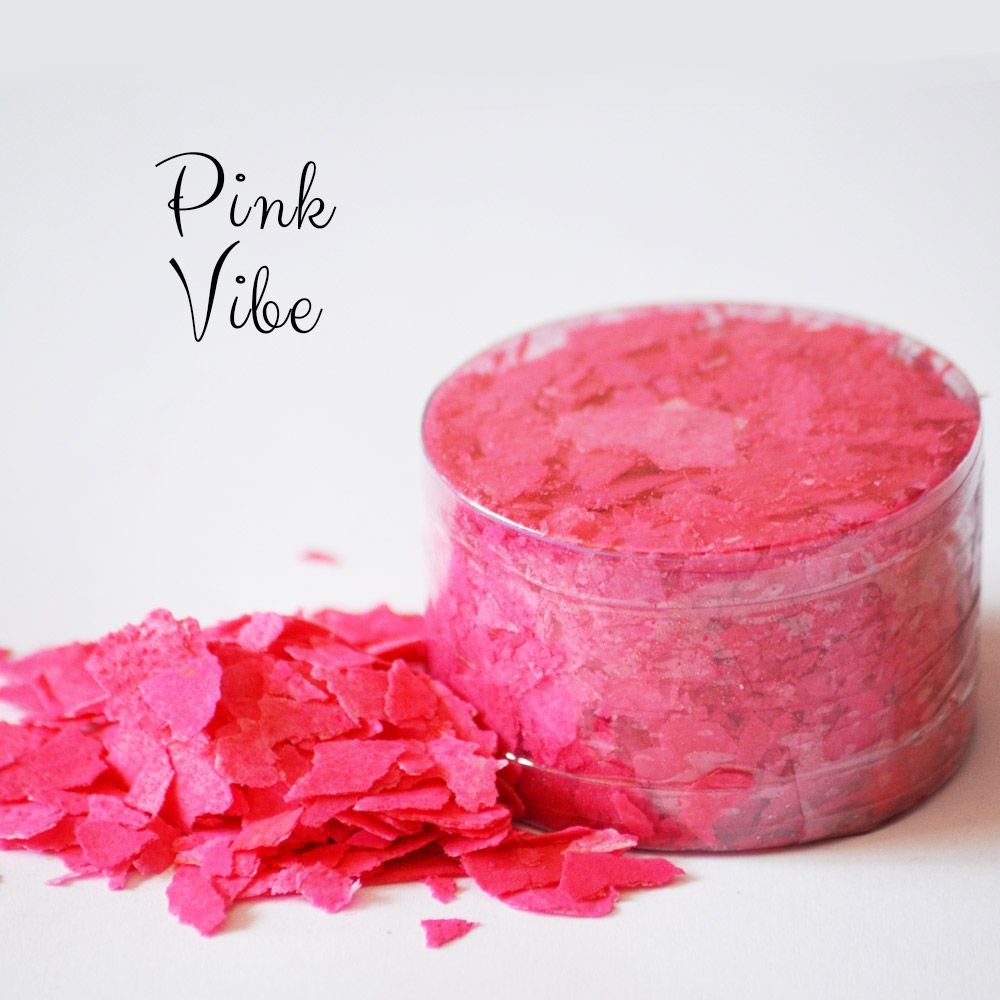 Crystal Candy Edible Cake Flakes -  Pink Vibe