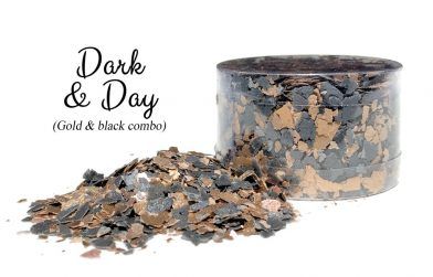 Crystal Candy Edible Cake Flakes - Dark & Day