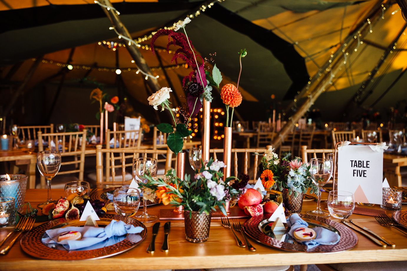 wedding table decor elaborate