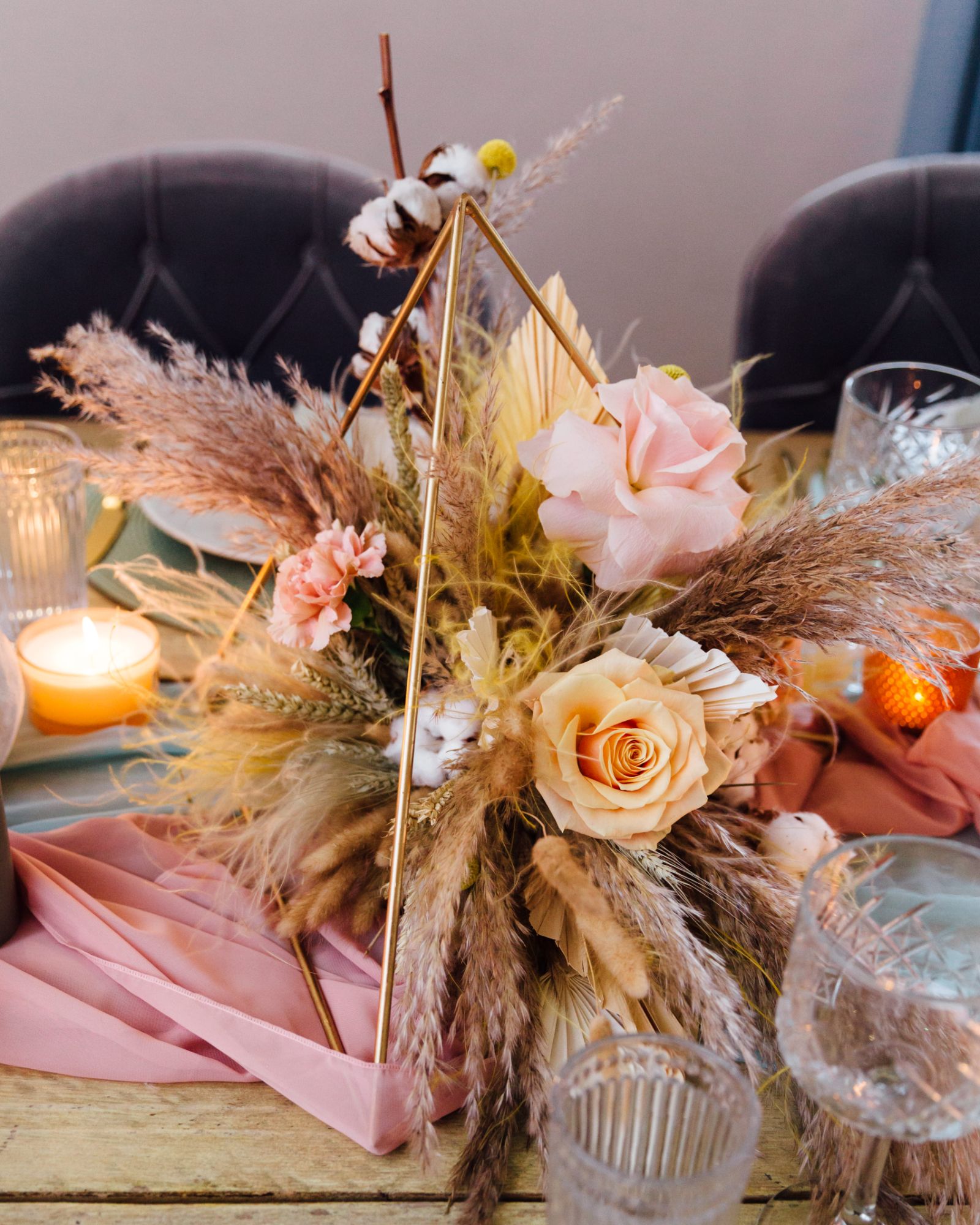 wedding flowers pampas
