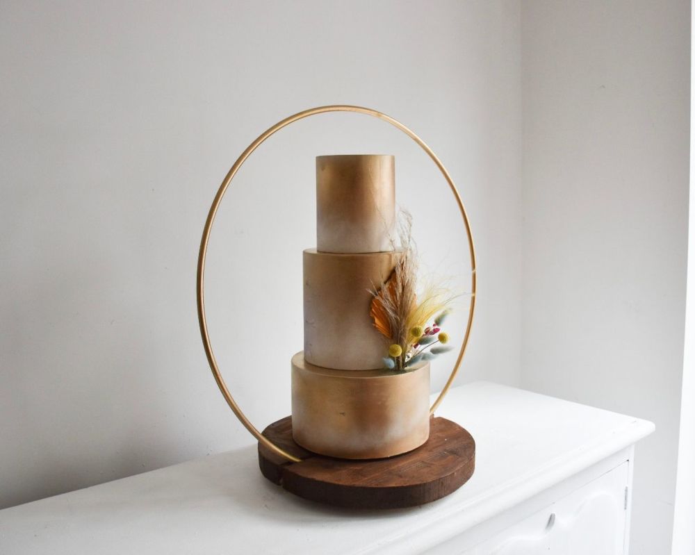 Luxury 60cm Hoop Wedding Cake Stand