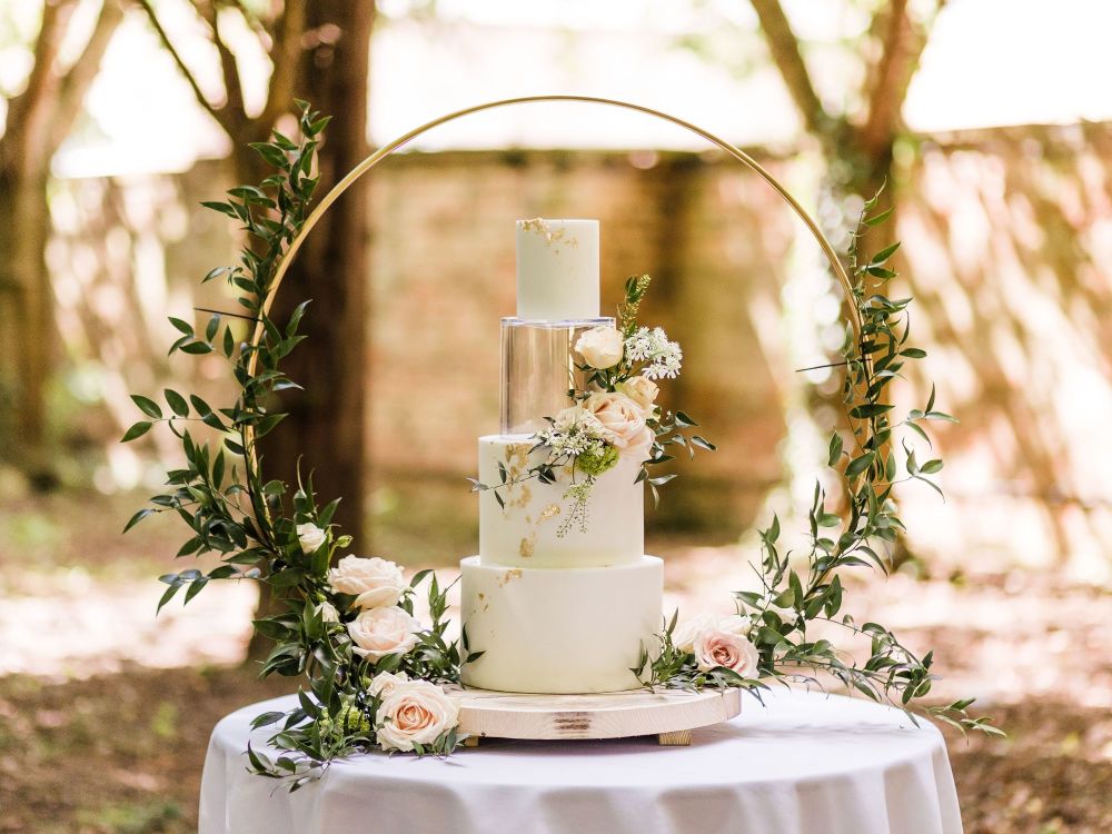 Luxury 80cm Wedding Cake Hoop Stand