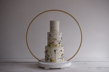 Three tier 60cm Hoop Wedding Cake Stand
