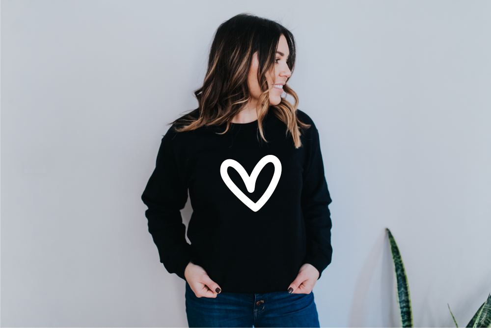 Big Love Heart Sweatshirt
