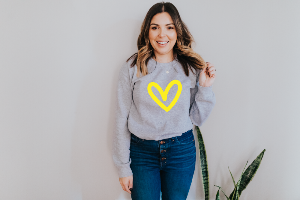 Big Love Heart Sweatshirt