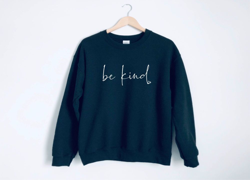 Be Kind Heart Sweatshirt Jumper