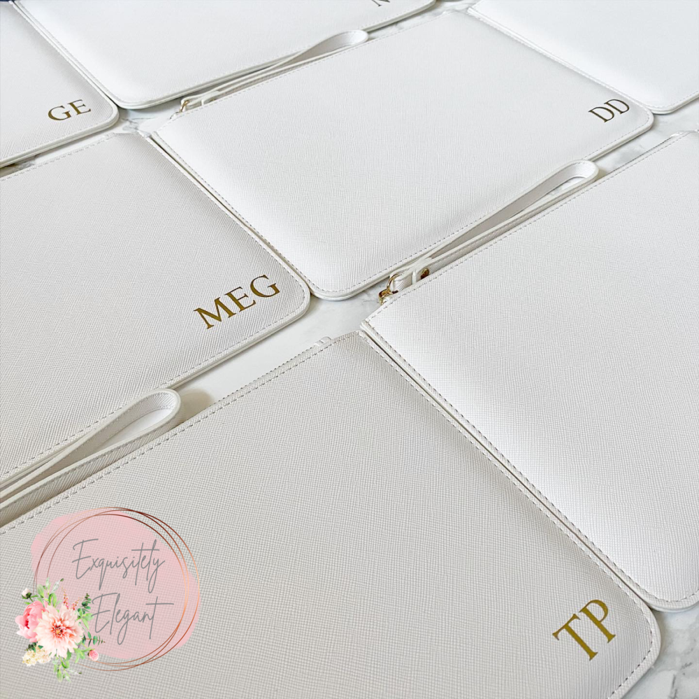 Monogrammed Clutch Bag