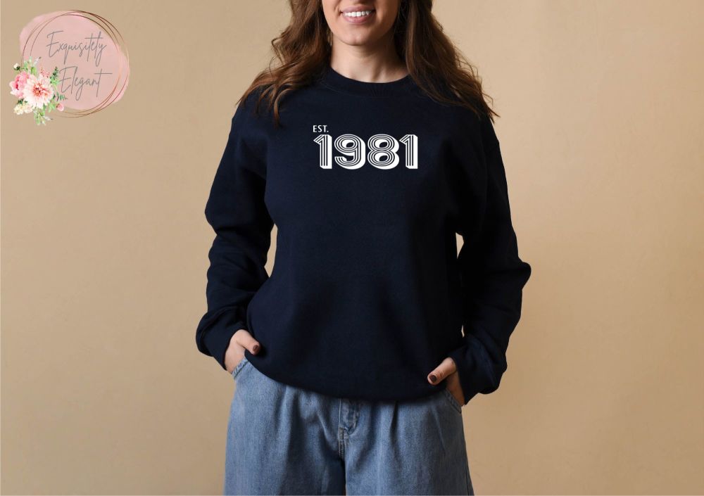 Year of Birth Sweatshirt