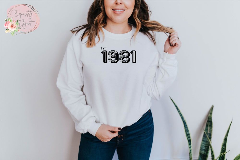 Year of Birth Sweatshirt