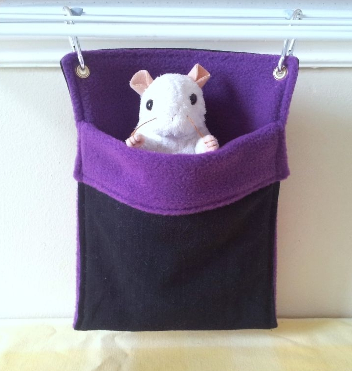 Black and Purple Small Sleeping Bag