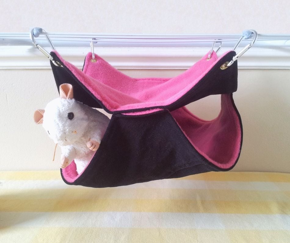 Black and Pink Double Hammock