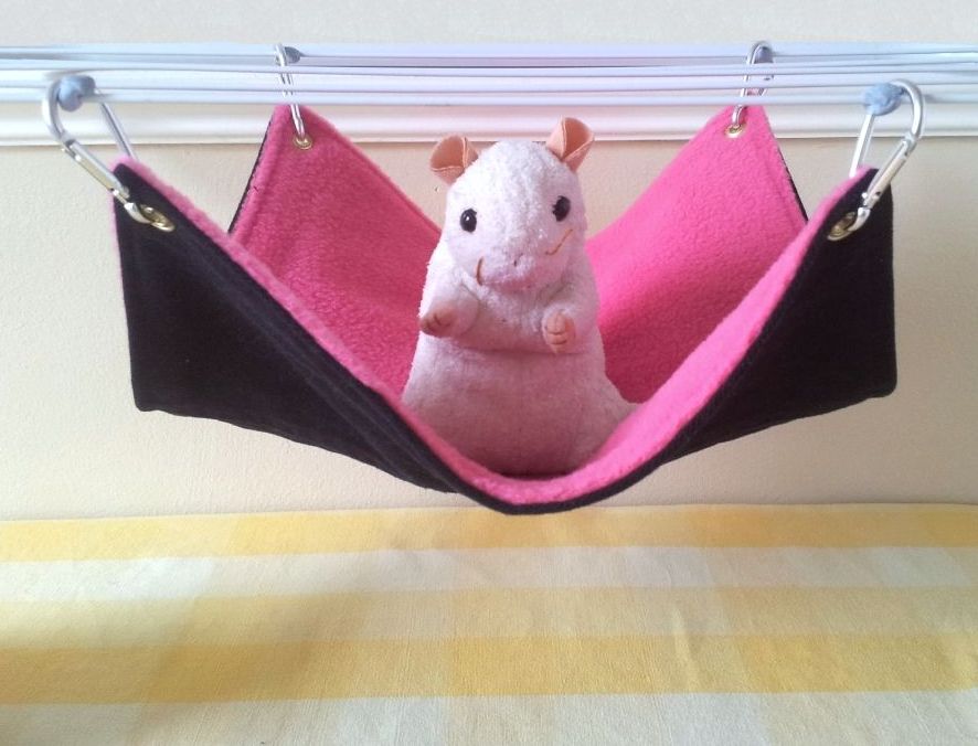 Black and Pink Large Hammock