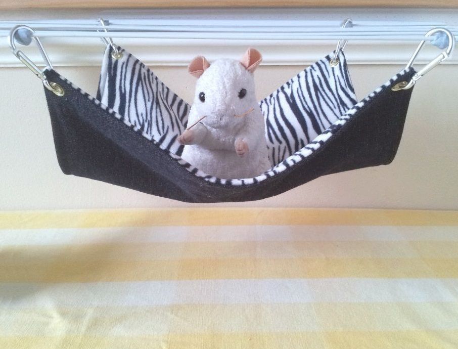 Black and Zebra Large Hammock