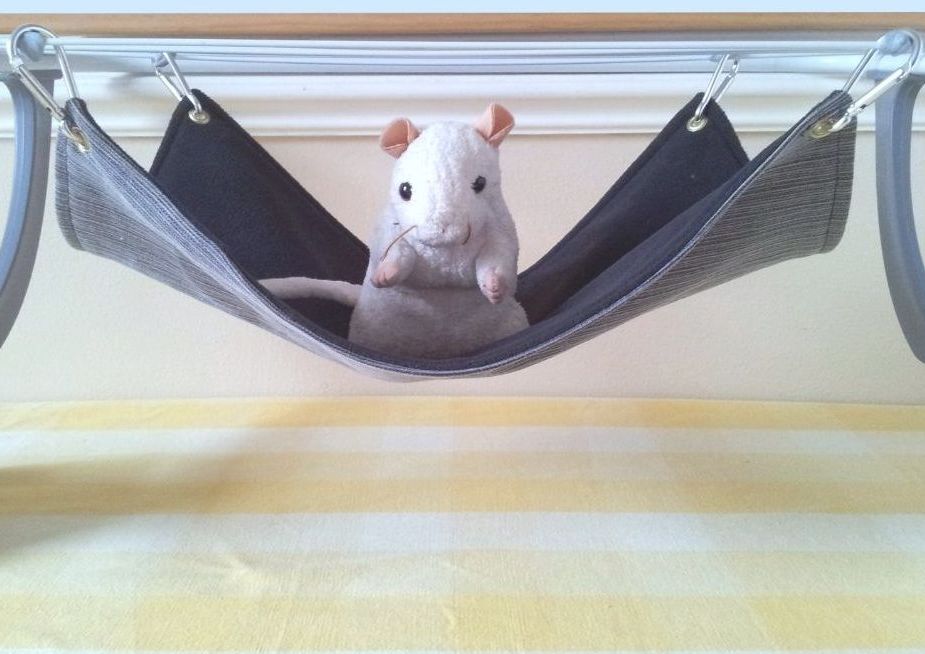 Grey and Black Long Hammock