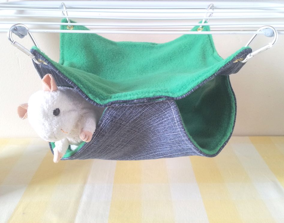 Green and Blue Double Hammock