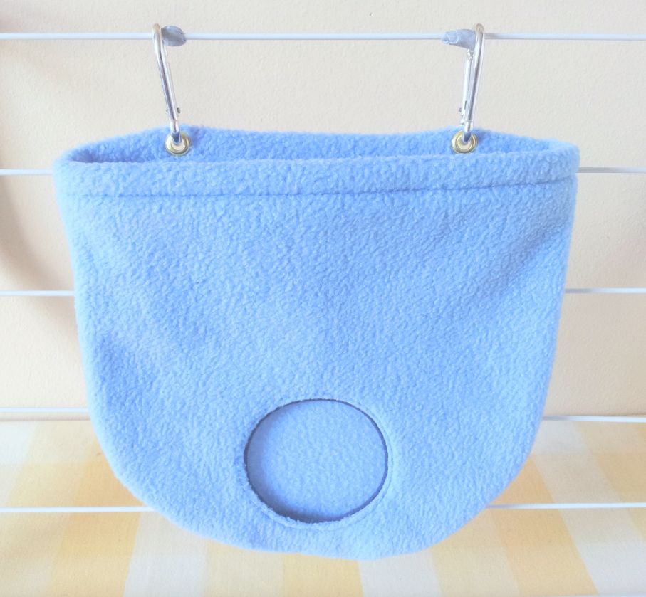 Light Blue Fleece Hay Bag