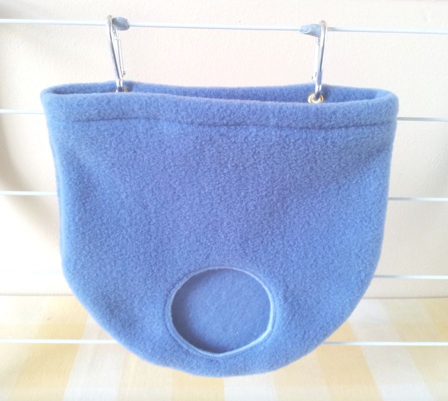 Blue Fleece Hay Bag