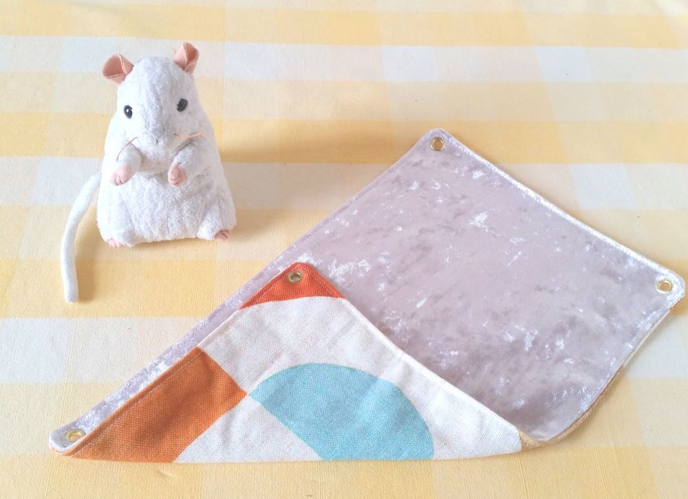 Pale Pink Velvet Long Hammock
