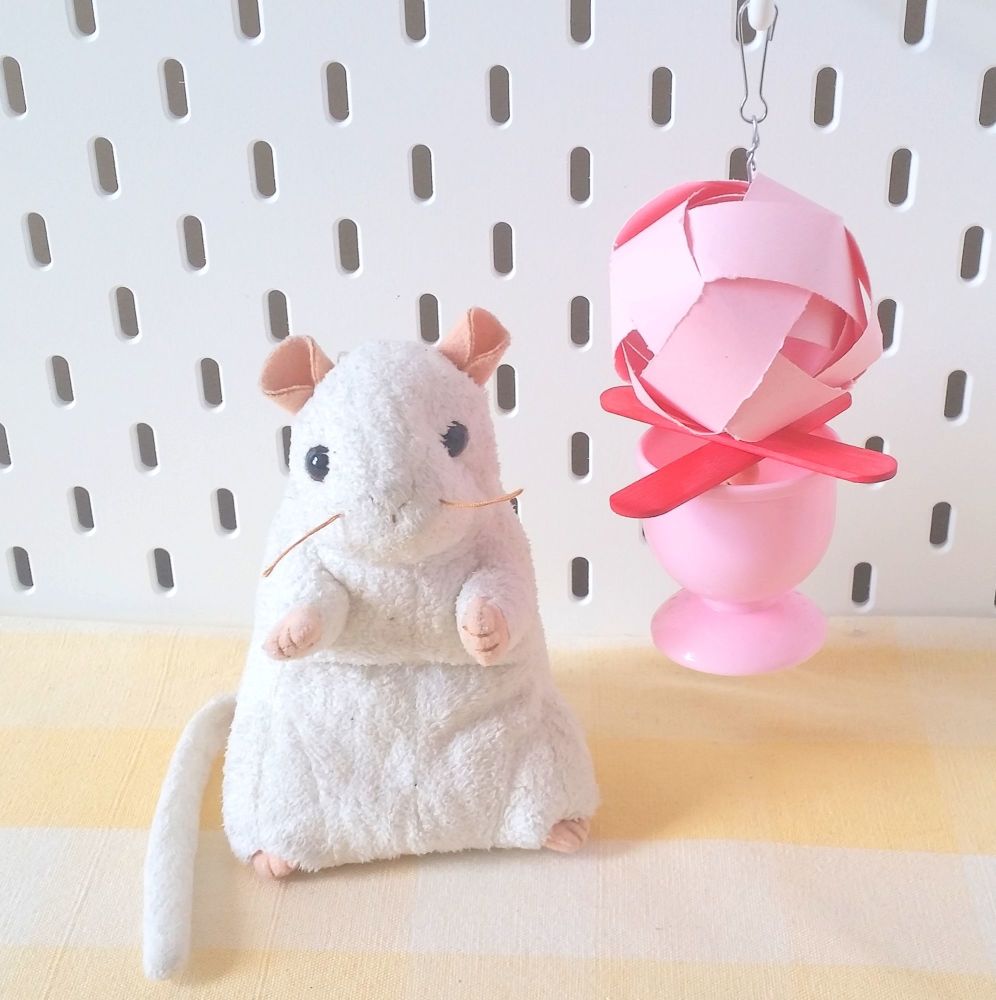 Pink Hanging Egg Cup Forager