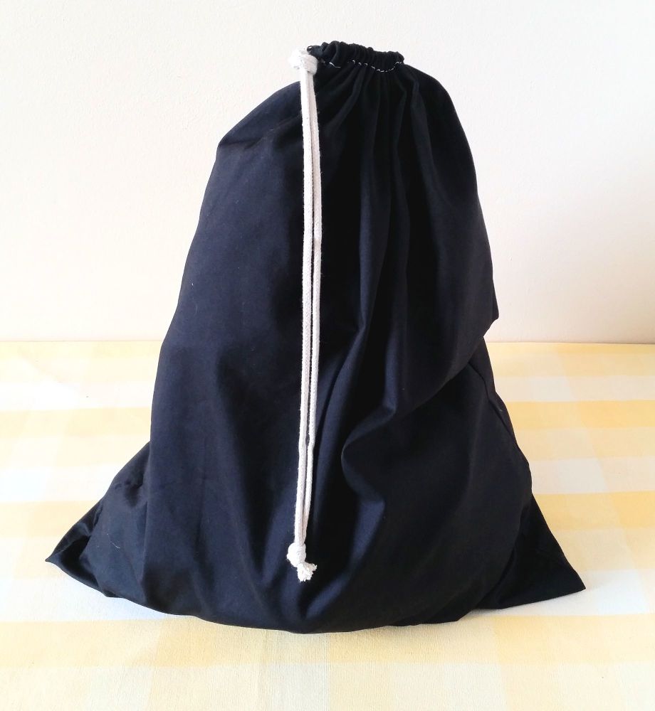 Large Black Laundry Bag