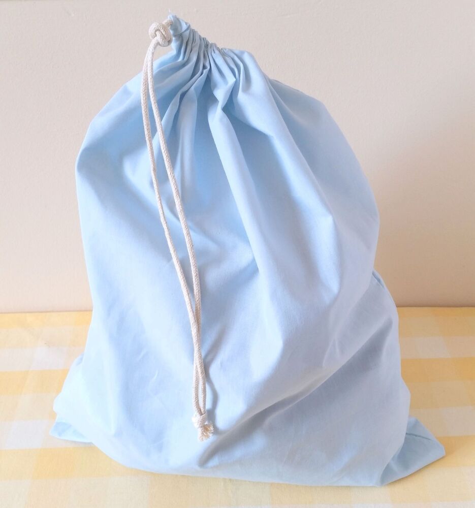 Large Light Blue Laundry Bag