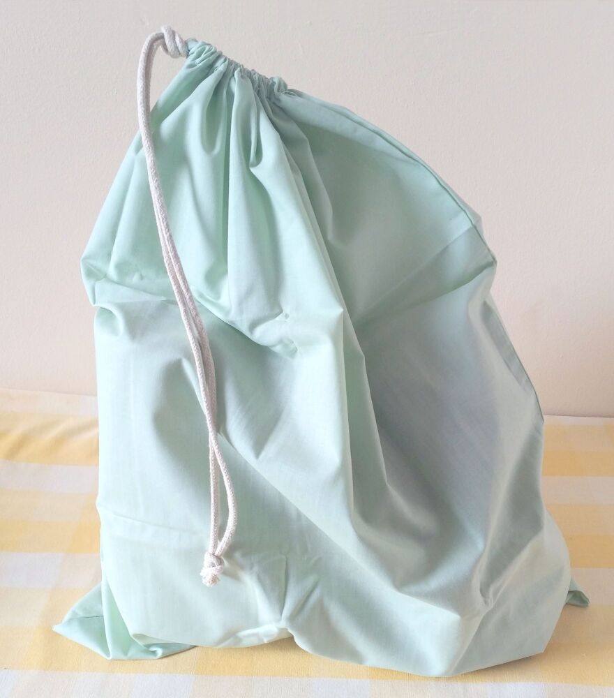 Large Mint Green Laundry Bag