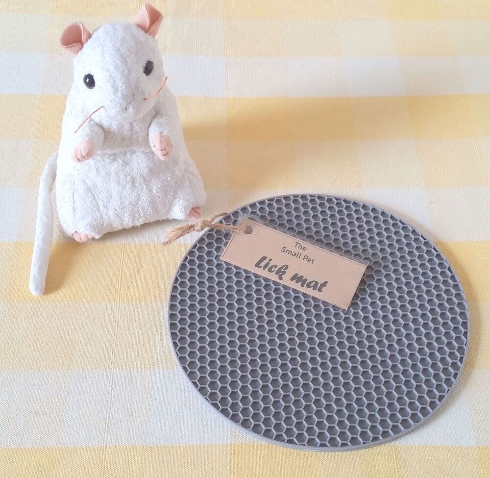 Small Pet Lick Mat - Grey