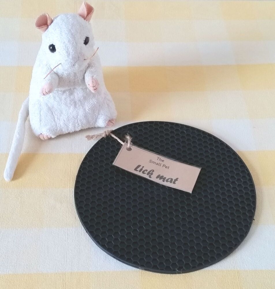 Small Pet Lick Mat - Black