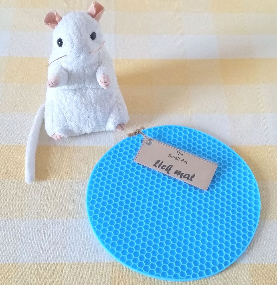 Small Pet Lick Mat - Blue