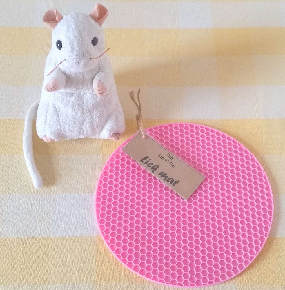 Small Pet Lick Mat - Pink