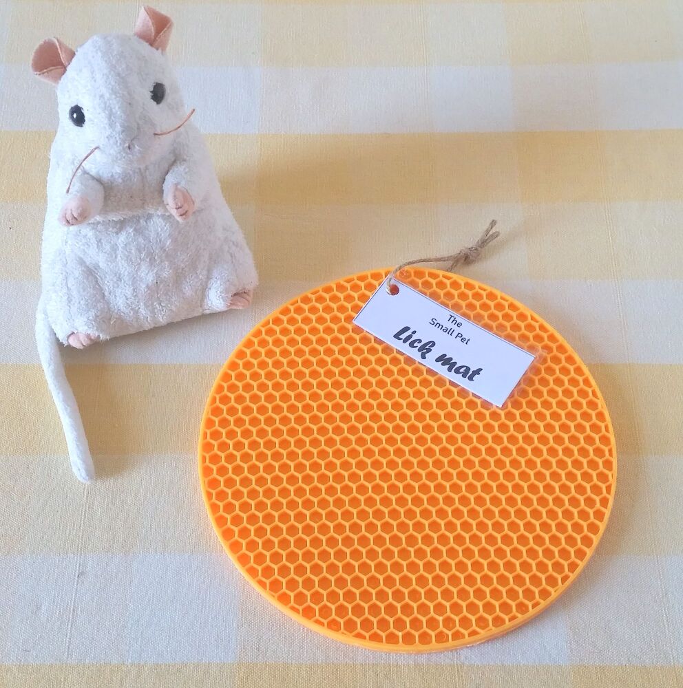 Small Pet Lick Mat - Yellow