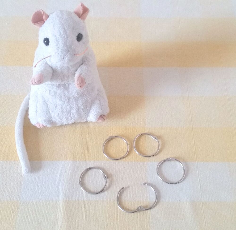 Set of 5 Rope Ring Clips - 30mm
