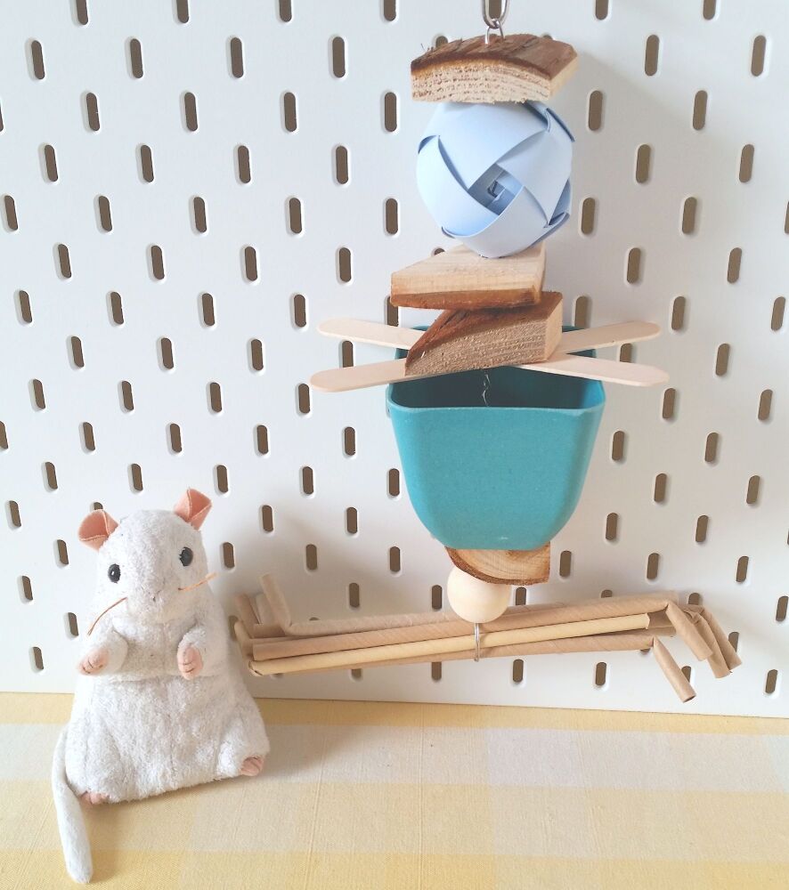 Large Hanging Blue Pot Forager
