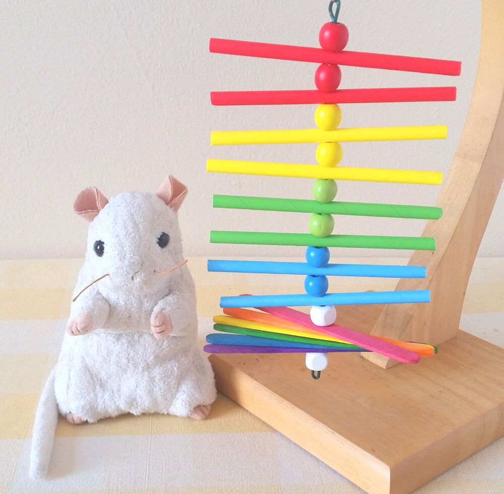 Rainbow Spinner Shredder Chew Toy