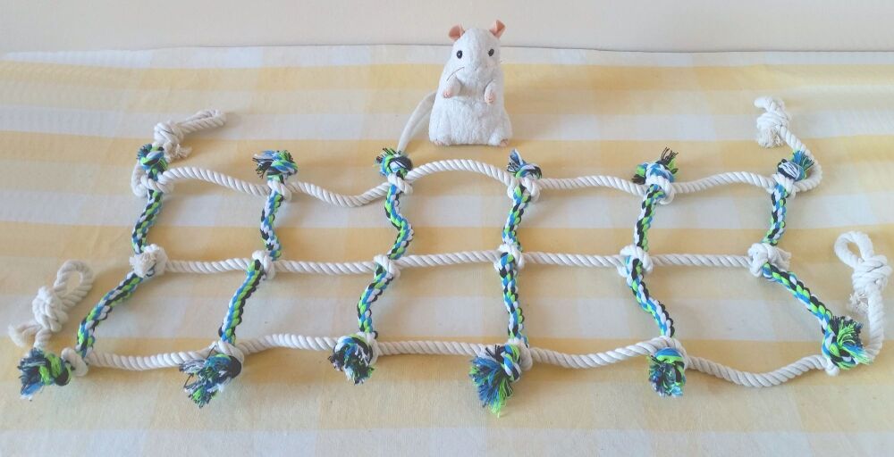Large Green Blue Cargo Net - 39 inch