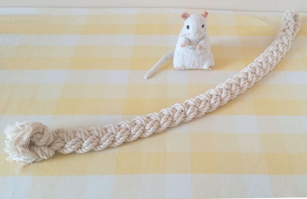 100% Cotton Natural Climbing Rope - 29 Inches