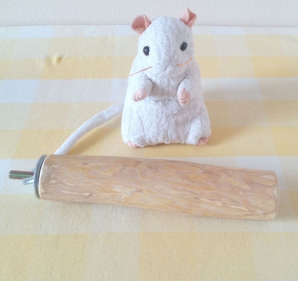 19cm Chunky Coffee Wood Bolt On Perch