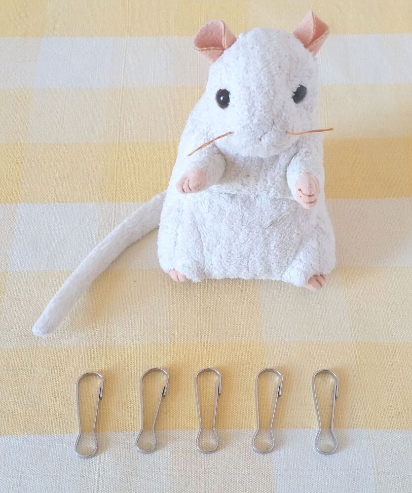 Set of 5 Hanging Clips - 40mm