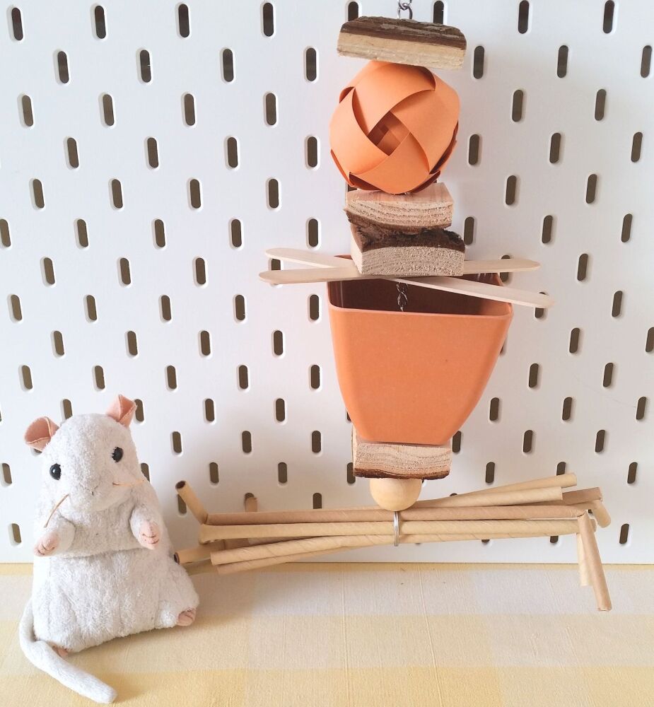Large Hanging Orange Pot Forager