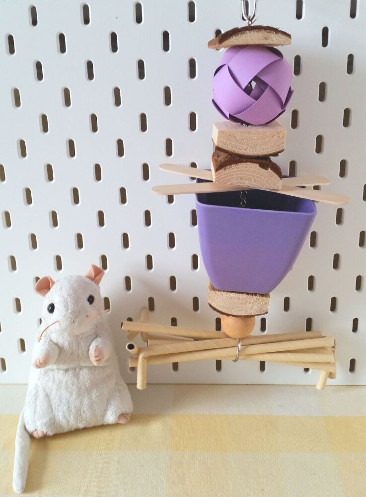 Large Hanging Purple Pot Forager