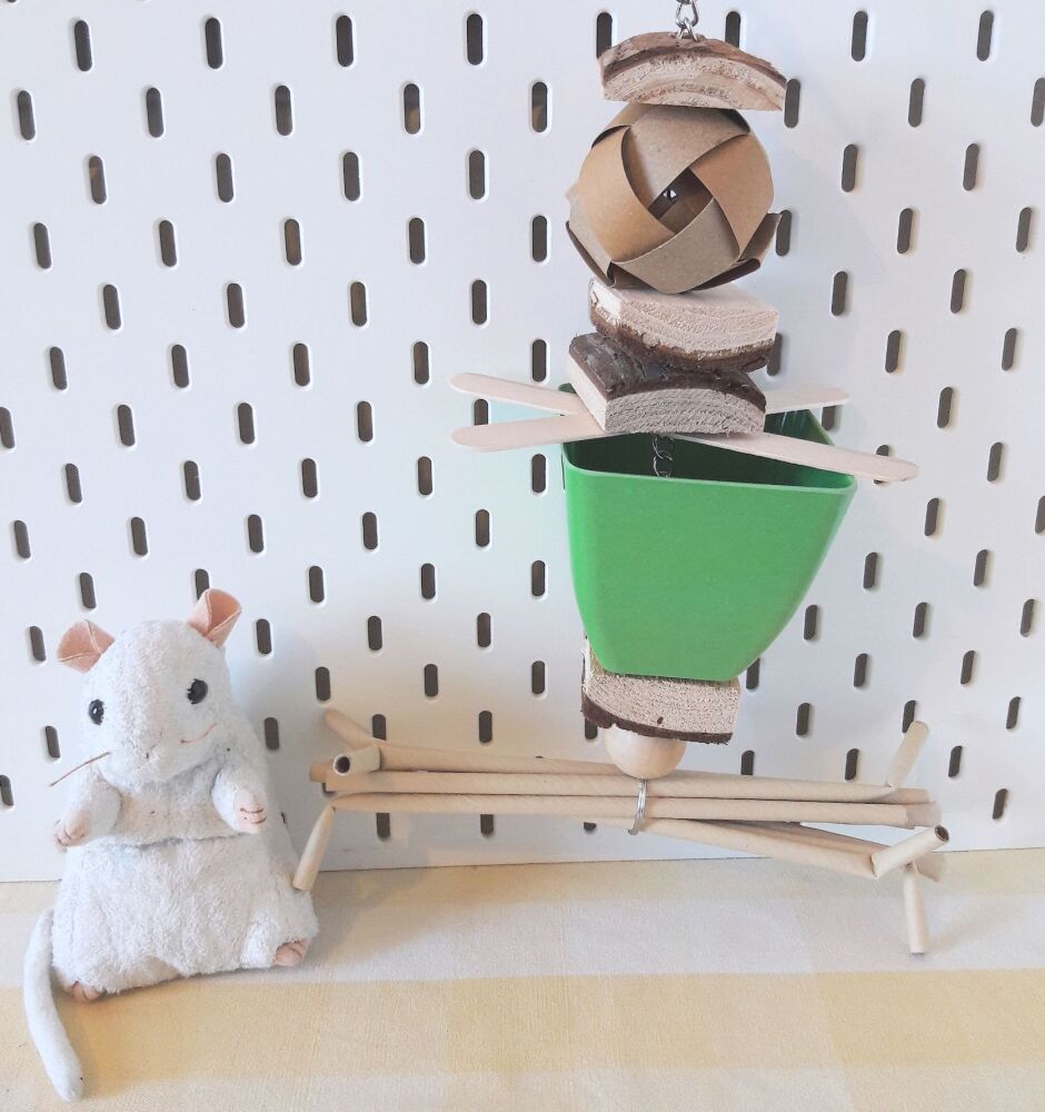 Large Hanging Green Pot Forager