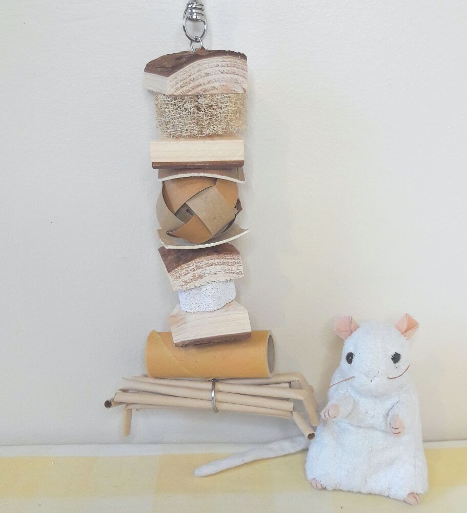 Multi Texture Chunky Natural Shredder Chew Toy